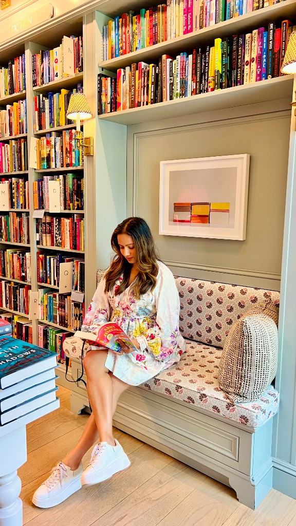 Reading in the bookstore